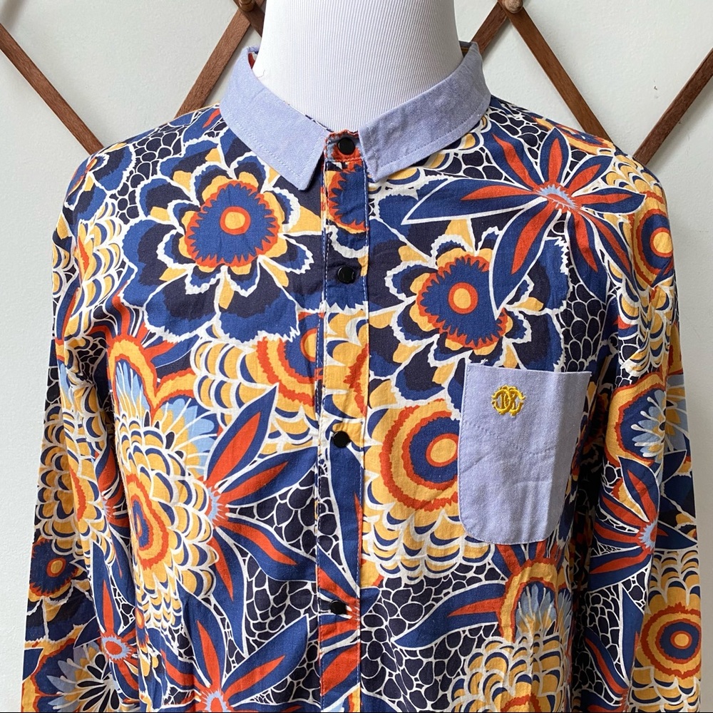 Roberto Cavalli Psychedelic Snap Button Shirt - Picture 2 of 16